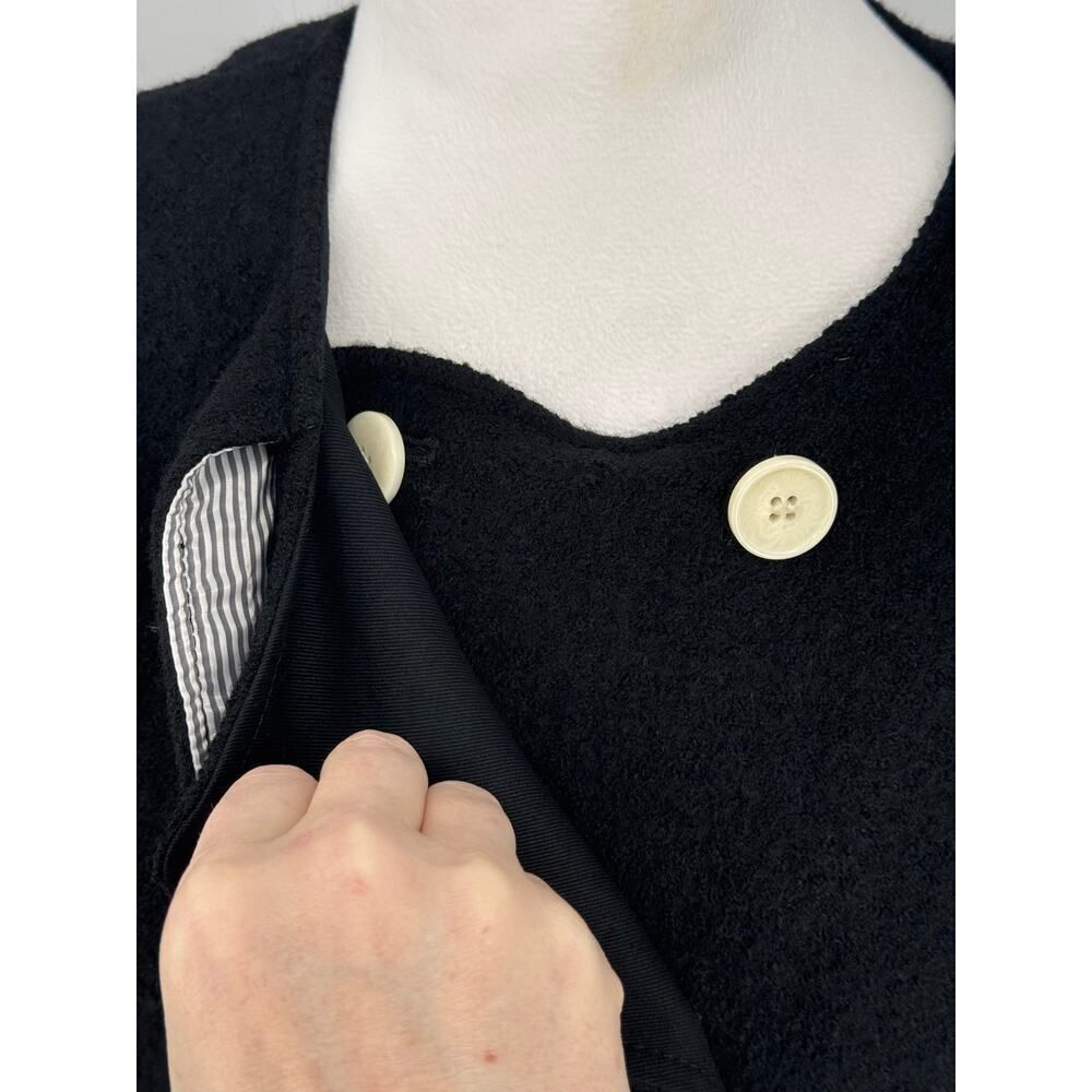 NWT J.Crew Black Double Breasted Wool Blazer Jacket Women's Size Small Classic - Picture 6 of 14